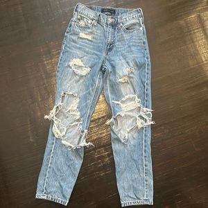 Aeropostale Ripped Mom Jeans